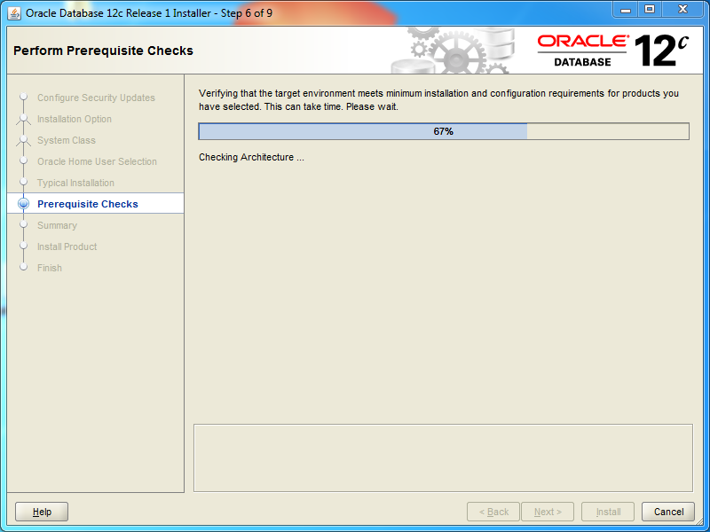 Oracle database 12cR1 Standard Edition 2 Installation on Windows: prerequisites 