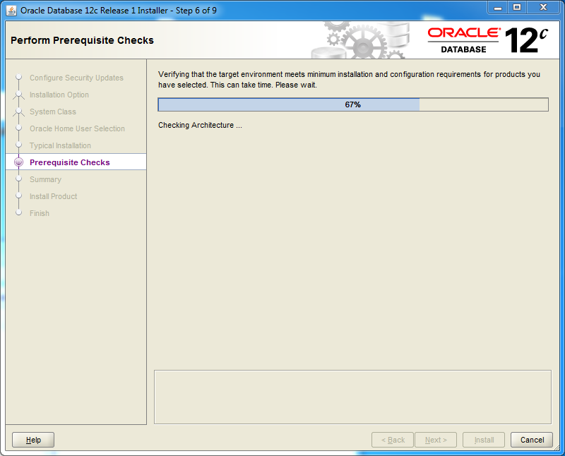 Oracle database 12cR1 EE Installation on Windows: prerequisites  