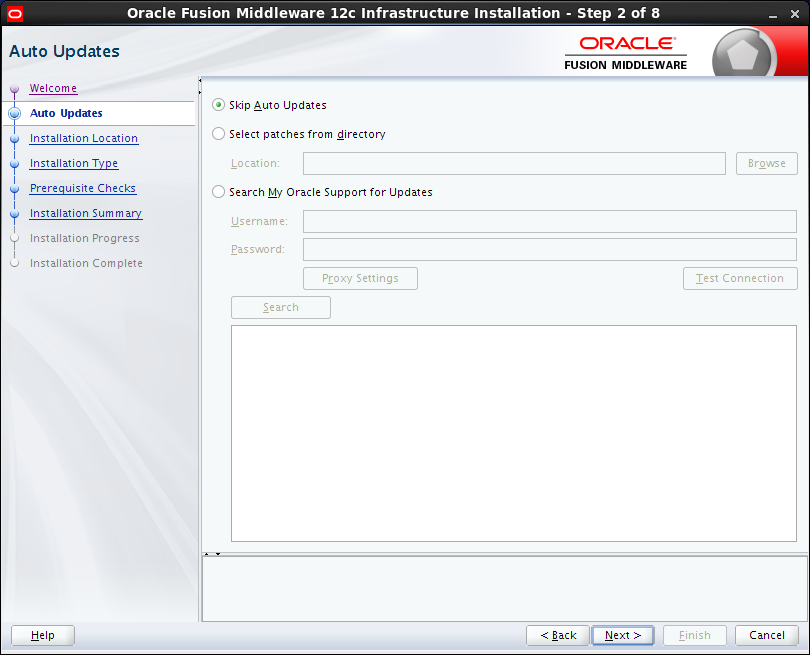 Oracle Fusion Middleware Installation for OBIEE 12c : updates 