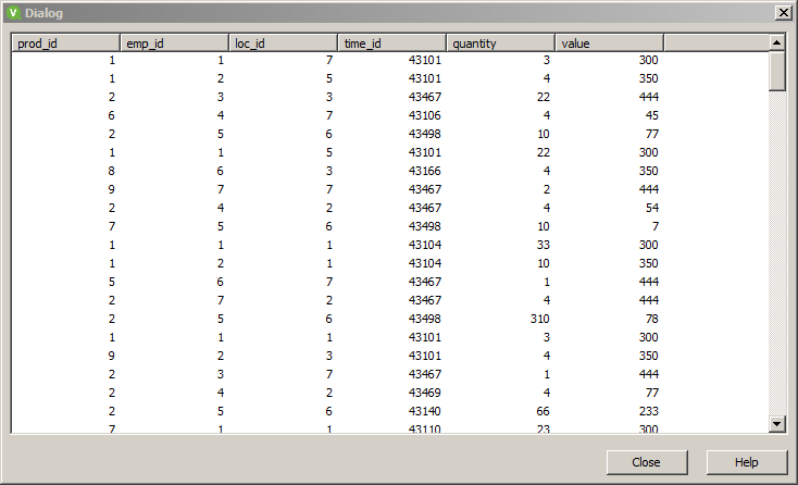 How to import an excel file into QlikView memory: table preview