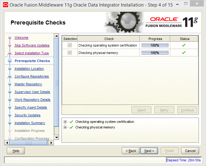 Install and Configure Oracle Data Integrator (ODI) 11g Standalone Agent : prerequisites
