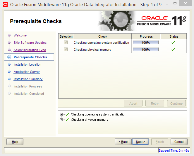 Install Java EE Agent in ODI 11g: prerequisite checks