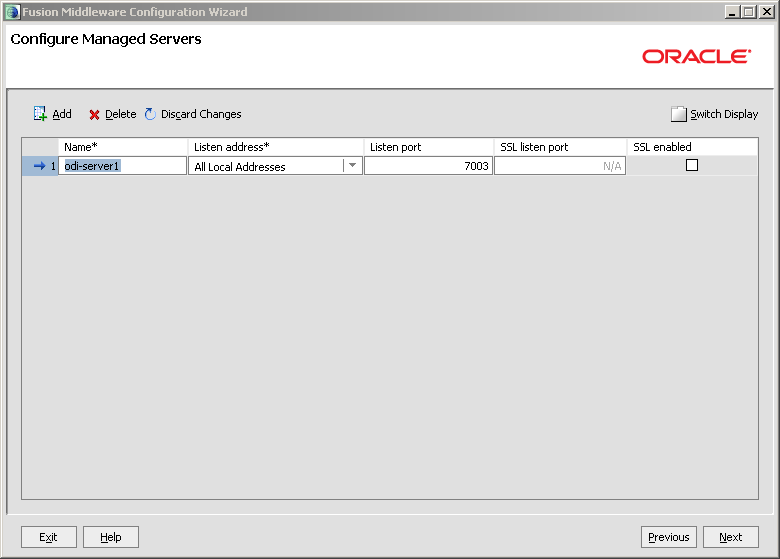 Configure Java EE Agent in ODI 11g: odi server extend