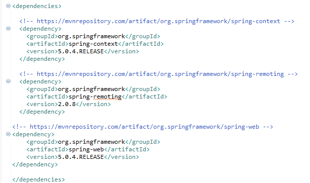 Create JAX-WS (SOAP) web service consummers with Spring (example) : pom.xml file