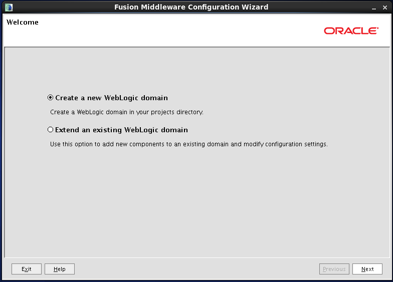 Configure Oracle Identity and Access Manager: Welcome page