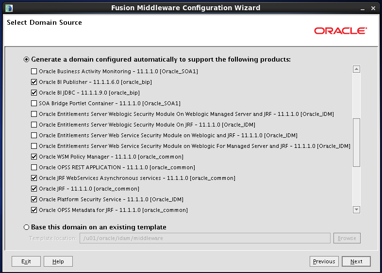 Configure Oracle Identity and Access Manager: Supporting products 2 
