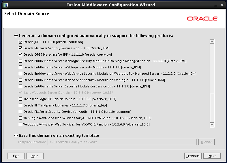 Configure Oracle Identity and Access Manager: Supporting products 3